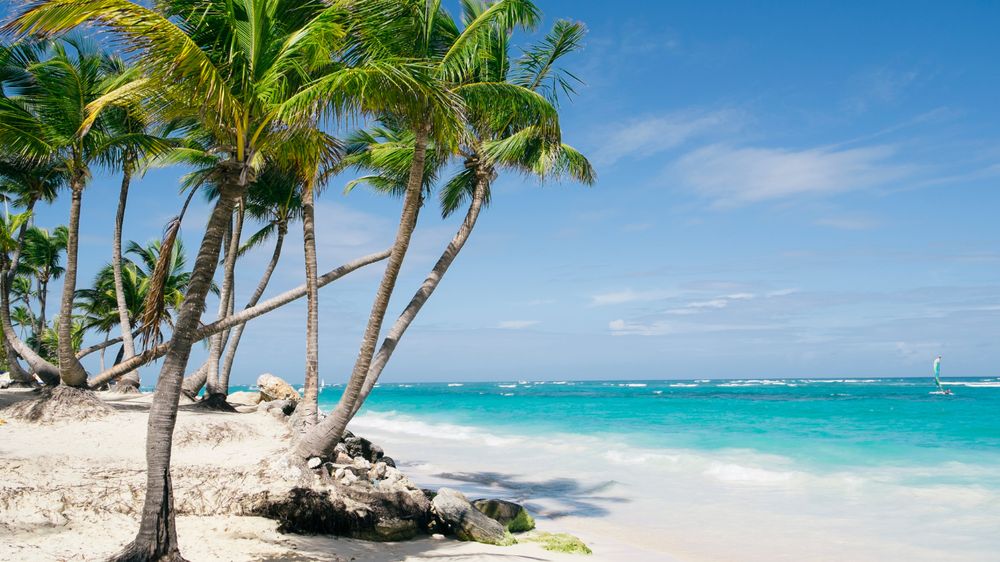 Juanillo Beach in Cap Cana with white sand and crystalline waters