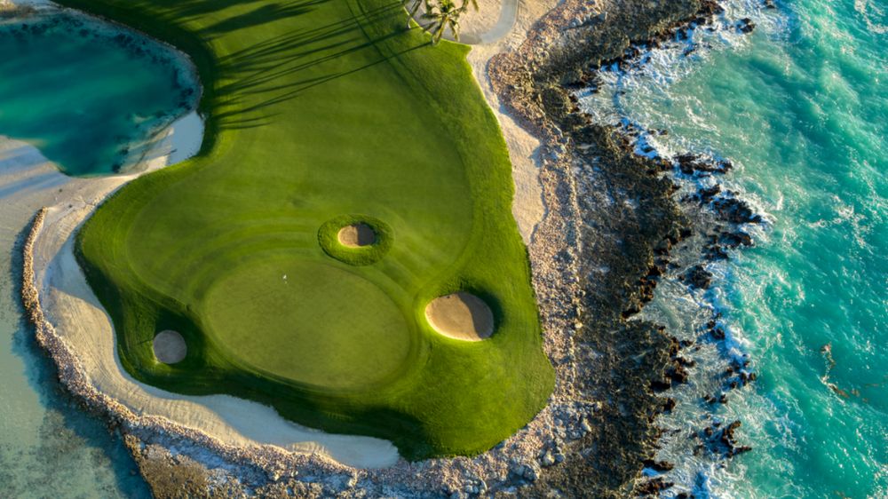 Punta Espada Golf in Cap Cana with views of the Atlantic Ocean