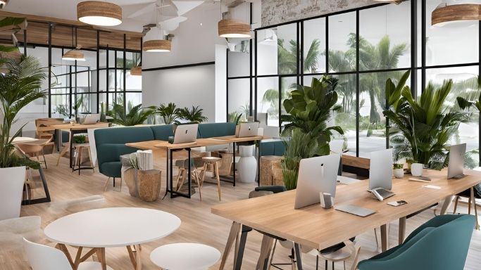 Coworking space in Punta Cana, adapted to digital nomads and travelers.